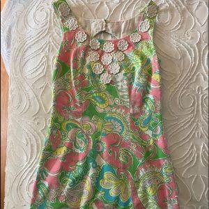 Lily Pulitzer embroidered shift dress